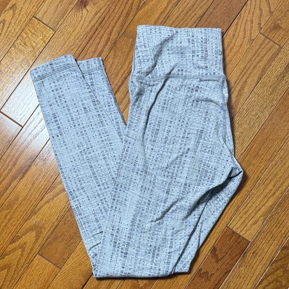 lululemon athletica Gray Patterned Leggings